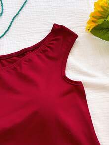 Soleia Bộ đồ nghỉ mát xuân/hè 2 món cho nữ: Áo crop top lệch vai dệt kim sọc đỏ trắng và quần short ôm sát cạp siêu thấp, thích hợp cho tiệc tùng, Giáng sinh, Ngày lễ tình nhân, hẹn hò, bãi biển, du thuyền, lễ hội hóa trang, lễ Phục sinh, Tết Nguyên đán - Màu Khaki - Xem 5