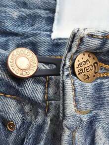 SHEIN 10 buc nasturi retractabili pentru bărbați sau femei, fără pantaloni de cusut pentru talie de extensie pentru blugi, guler, manșete (10 stiluri)