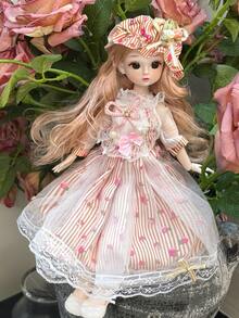POKOJA LAND 1 Búp bê khớp nối BJD công chúa 30cm, tóc giả tổng hợp cao cấp, làm thủ công, khuôn mặt chi tiết, váy áo cầu kỳ. Món quà hoàn hảo cho người sưu tầm, tiệc sinh nhật, trang trí nhà cửa, cosplay anime. - Nhiều màu - Xem 6