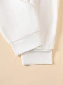 SHEIN 6件套男婴套装，包含3件彩色针织长袖连体衣和3条松紧腰裤，适合所有季节，日常穿着，可叠穿，适合3-24个月的婴儿，男女通用新生儿连体衣