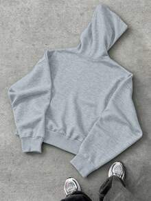 Claim Dot 男士休闲短款连帽开衫