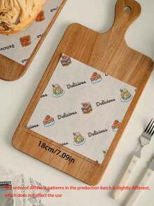 40 tờ giấy nướng họa tiết hoạt hình tối giản, giấy gói quà bánh quy ngày lễ tình nhân, giấy thủ công, khay nướng, giấy gói thực phẩm chống dầu, dụng cụ và phụ kiện nhà bếp. Cách sắp xếp họa tiết của các lô hàng khác nhau có thể thay đổi đôi chút. - Nhiều màu - Xem 22