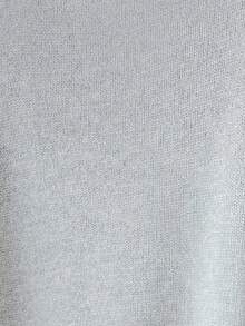 INAWLY Suéter de unicolor bordado de estilo simple para mujer, primavera/otoño - Multicolor - Ver 5