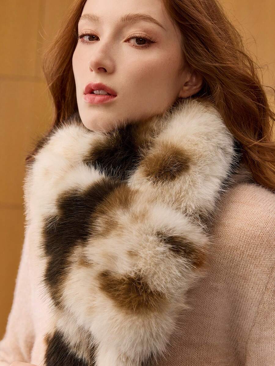 MOTF PREMIUM SOFT LEOPARD PRINT FUZZY SCARF, AUTUMN/WINTER