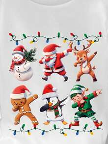 Manfinity Homme Men's Spider Print Crew Neck Long Sleeve Pullover Sweatshirt - White - View 4