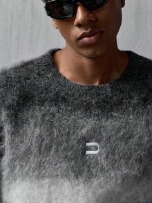 NEON BLANC品牌 - 新款男士套头毛衣 - 提花针织撞色款 - 时尚高端 - 灰色 - 查看 6