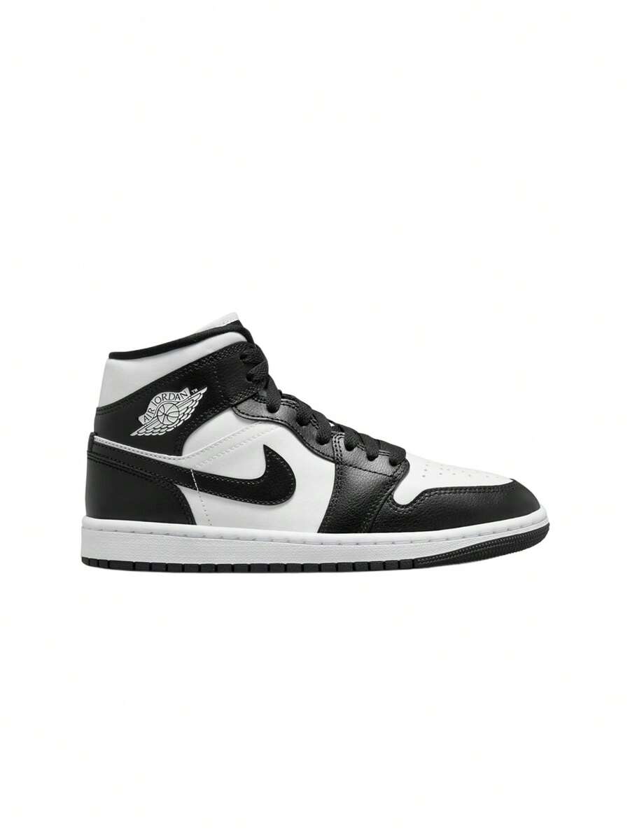 Nike Jordan 1 Mid Women's Shoes White / Black DV0991 - White/Black/White - View 1