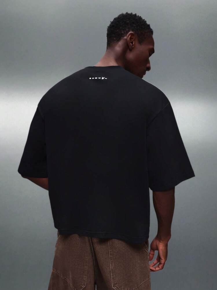 PLAYBOY X SUMWON Oversized Logo Crew Neck Tee