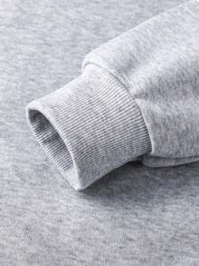 Sudadera con gorro para damas de patrones divertidos, sudadera casual con gorro y mangas largas para otoño-invierno, sudadera cómoda y casual para otoño-invierno, lavable a máquina, atuendo de festividad, cómoda para uso casual, tela suave y elección perfecta - Ceniza de flor ligera - Ver 5