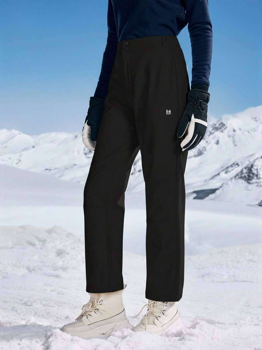 In My Nature Women's Solid Color Outdoor Hiking Pants, Versatile For Autumn/Winter