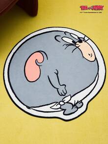 TOM & JERRY X Joivida 1pc Mouse Rug – Licensed Cartoon Floor Mat, Soft Plush Home Decor