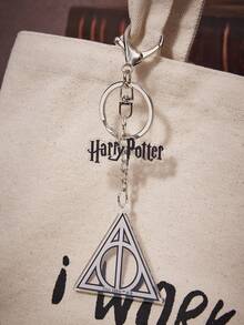 HARRY POTTER X SHEIN 哈利波特钥匙扣，亚克力材质，送给哈利波特粉丝和学生的礼物 - 銀色 - 查看 4