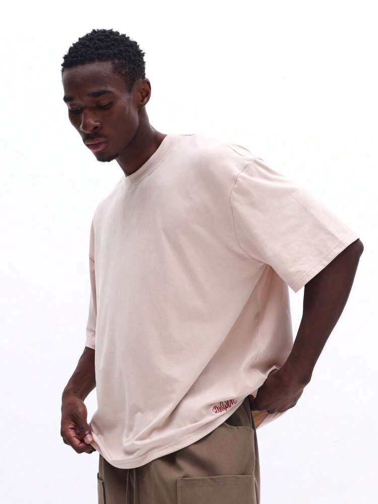Boxy T-Shirt With Back Graphic