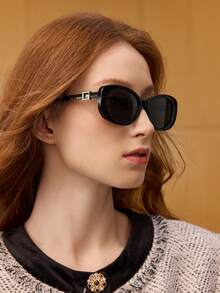 Women Fashion Glasses - Black - View 3