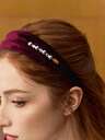 MOTF PREMIUM BLACK TWIST KNOT RHINESTONE HEADBAND