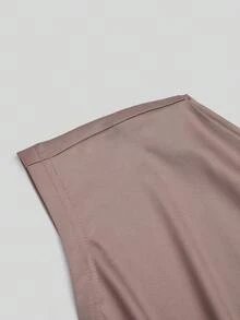 Sweetra 3件套加大码女式休闲舒适斜肩上衣套装 - 彩色 - 查看 16