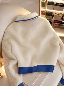 GlowEve 女士休闲冬季外套 - 藍色 - 查看 2