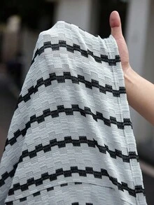 SLATEMANN Áo sơ mi nam cổ bẻ màu tương phản cài nút phía trước thường ngày mùa hè - Màu xanh nhạt - Xem 7