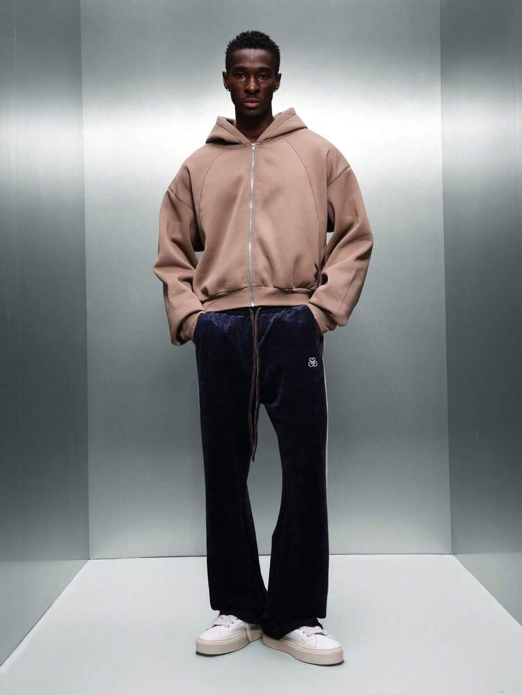 PLAYBOY X SUMWON Zip Up Hoodie With Drawstring
