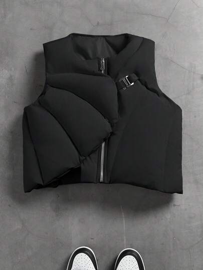 PAVTROS Men's Mature Casual Arc Split Short Padded Coat, Suitable For Street Style, Daily Casual, Weekend Outings, Parties And Other Social Occasions. This Padded Coat Is An Indispensable Versatile Item In A Man's Wardrobe, And Makes An Excellent Gift For Boyfriends Or Husbands.