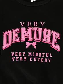 Genkimix Kids Conjunto de 4 piezas de sudadera con estampado de moda para niñas de 4 a 7 años, sudadera con capucha de manga larga y pantalones casuales, adecuado para salidas, 2 conjuntos - Multicolor - Ver 4