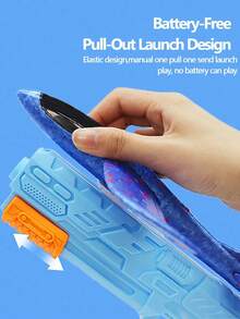 1个泡沫飞机发射器，户外互动弹射滑翔机，喷气式飞机，飞机，飞机用品，飞机，飞机玩具，飞机