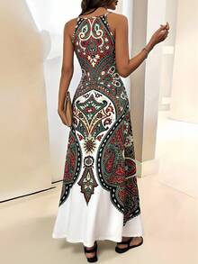 SHEIN Clasi Tropical Flower Print Spaghetti Strap Sexy Women Dress - Multicolor - View 2