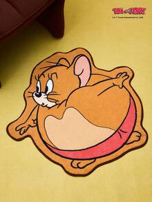 TOM & JERRY X Joivida 1 buah Karpet Kartun Tikus Berlisensi, Alas Lantai Lembut dan Mewah dengan Desain Karakter yang Menggemaskan, Nyaman dan Cerah untuk Kamar Tidur, Ruang Tamu, Sofa, atau Kamar Anak, Sempurna sebagai Aksen Lantai atau Aksesori Sofa, Disarankan Dicuci dengan Tangan - MultiWarna - View 2