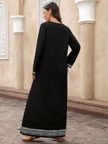 EMERY ROSE 女士休闲印花连衣裙，适合度假 - 彩色 - 查看 2