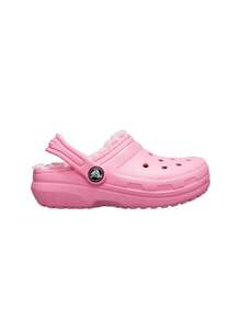 Crocs أحذية خشبية كلاسيكية للأطفال، عصرية ومتعددة الاستخدامات، للتسوق والارتداء اليومي وارتداء عطلة نهاية الأسبوع، وردي، 203506-6M3 - وردي - مشاهدة 1