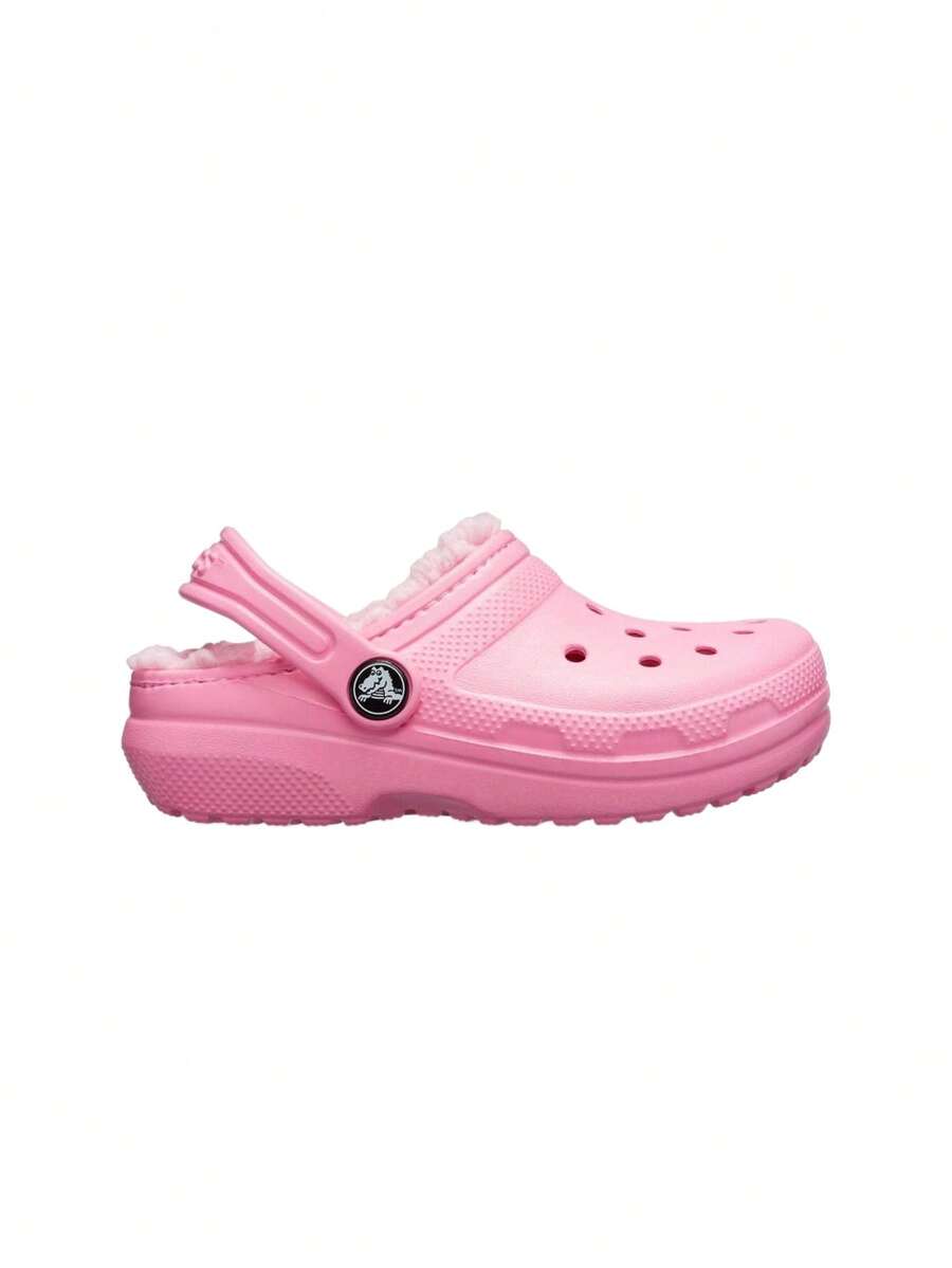 Crocs أحذية خشبية كلاسيكية للأطفال، عصرية ومتعددة الاستخدامات، للتسوق والارتداء اليومي وارتداء عطلة نهاية الأسبوع، وردي، 203506-6M3 - وردي - مشاهدة 1