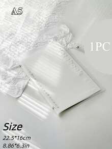 30张A5/B5轻薄柔软可弯曲透明笔记本，适合日常学习、学校和办公用品，返校必备 - 無色 - 查看 7
