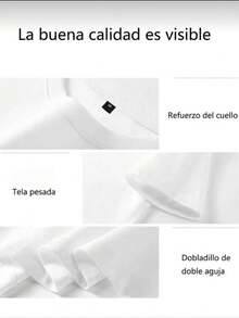 Playera Casual para Hombre con Diseño Estilo Vintage  + GRATIS LLAVERO - Blanco - Ver 5