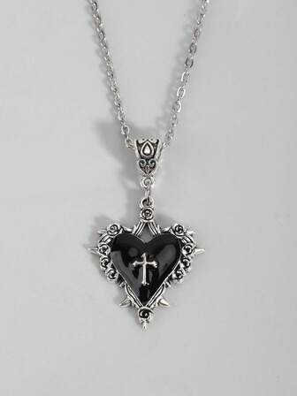 Vintage Gothic Style Sword Pendant Necklace, Suitable For Daily Wear