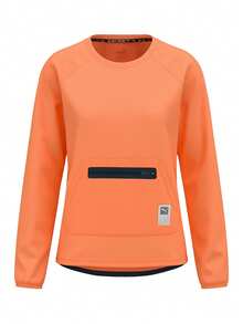 Puma Sports Jackets Adjustable Warm Stretchy Sports Hiking Daily Orange 521419-40 - Orange - View 1