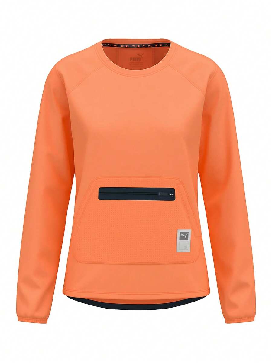 Puma Sports Jackets Adjustable Warm Stretchy Sports Hiking Daily Orange 521419-40 - Orange - View 1