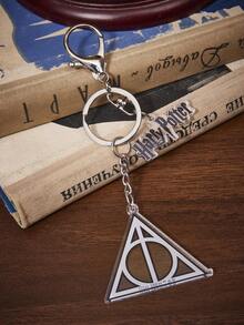 HARRY POTTER X SHEIN 哈利波特钥匙扣，亚克力材质，送给哈利波特粉丝和学生的礼物 - 銀色 - 查看 2