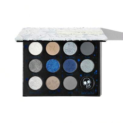 Corpse Bride | SHEGLAM Moonlight Eyeshadow Palette White Brown Blue Eyeshadow Brand Beauty Makeup Face Paint Cosmetic For Women Girls Perfect For Spring Summer Ideal For Y2K Fancy Fashion Suitable For Birthday Mother'S Day Gift Rave Party Ready Best Color