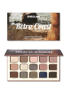 SHEGLAM Retro Coast 15色眼影盤 品牌 美容 化妝 化妝品 適合女性與女孩 完美搭配冬季春季 Y2K 時尚 流行 生日禮物 假期 派對準備就緒 最佳顏色 - 彩色 - 查看 8