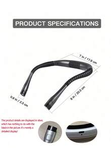 1 đèn đọc sách LED đeo cổ, đèn đọc sách Levels có thể sạc lại để đọc trên giường, tay cầm có thể uốn cong. - Nhiều màu - Xem 9