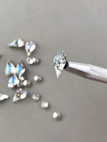 四爪拾取工具，不锈钢夹钳，适用于珠宝制作、珠子和宝石处理 - 銀色 - 查看 2