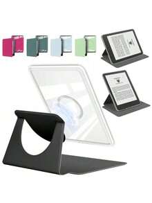 1pc For Kindle Paperwhite 5 11th Gen 2021 6.8 Inch E-Reader Case Magnetic Cover Acrylic Protective Shell Auto Wake/Sleep 360 Rotation Detachable - Multicolor - View 2