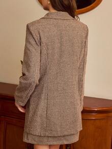 Vintamour Women 2 Pieces Vintage Elegant Dress Blazer Set Casual Outfits Two Pieces Set Women 2 Pieces Sets Ladies Business Casual Woman Wedding Guest Dress Women 2 Pieces Set Women Elegant Dresses For Women Office Outfits For Women Winter Clothes For Women Work Outfits For Women Work Clothes Women Winter Clothes For Women Women's Winter Clothes Christmas Outfit For Women Christmas Clothes New Year Clothes New Year Outfit Thanksgiving Outfit