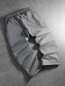 PAVTROS Pantalones de estilo universitario callejero para hombres, otoño - Gris - Ver 2