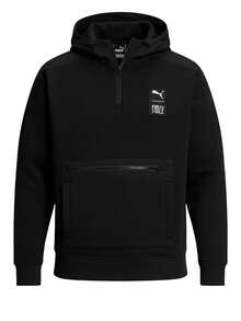 Puma First Mile Men's 1/4 Zip Hoodie Black - Black - View 1
