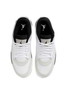 Nike Jordan 4 RM Men's Shoes White / Neutral Grey / Gum Medium Brown / Black FQ7939 - White/Neutral Grey/Gum Medium Brown/Black - View 4