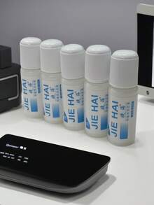 热敏纸擦除液，快递覆盖液，热敏墨水擦除液，简约设计，保护隐私，成分安全无害，方便携带，随时随地保护个人隐私，适合家庭使用，快递擦除液（颜色和款式随机），沙特国庆节，沙特国庆节礼物，国庆节分发，圣诞节礼物，万圣节礼物 - 彩色 - 查看 6