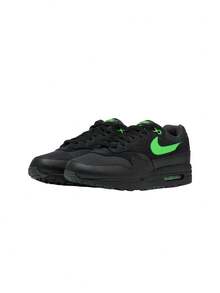 Nike Air Max 1 Essential Men's Walking Shoes Black FZ5808 - Anthracite/Black/Green Strike - View 5