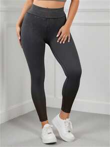 CosyJoli 3pcs/Pack Plus Size Women's Skinny Jeggings - Multicolor - View 6