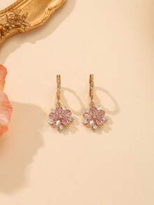 Enchnt 1 Pair Delicate Floral Korean Style Fashion Earrings, Gentle And Suitable For Daily Wear Ear Studs - Earrings Earrings - View 14